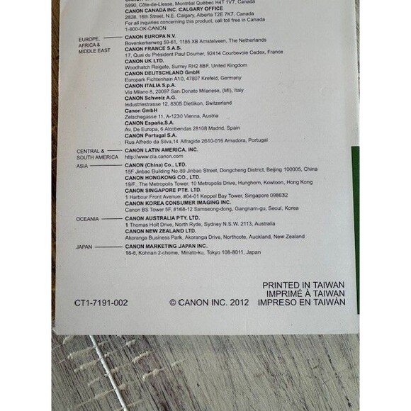 Canon EOS Rebel T3 1100d Basic Instruction Manual - Picture 4 of 4